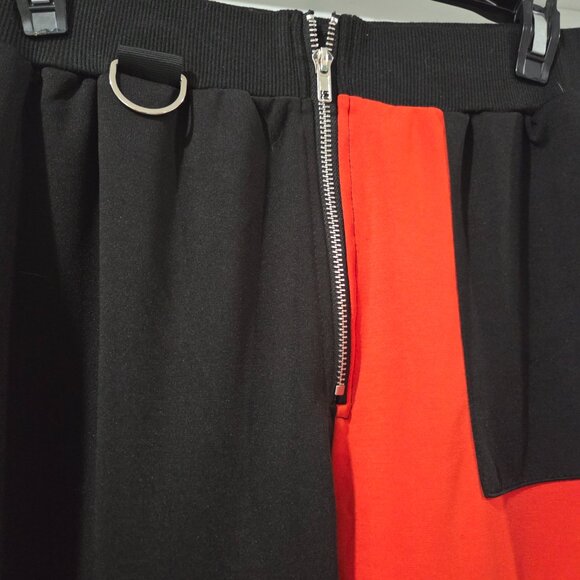 Matching black and orange sweat pants and top - Picture 4 of 8